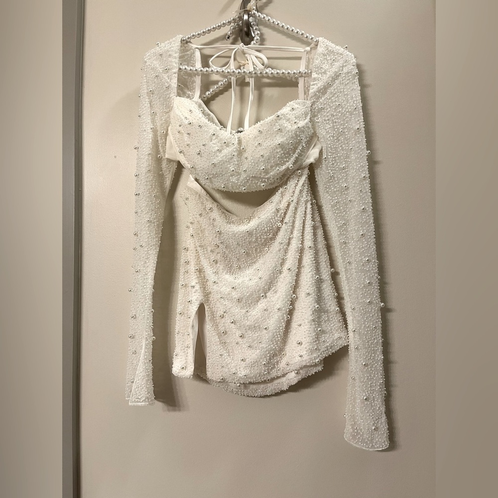 Oh Polly 2-Piece Pearl Set Bridal Wear